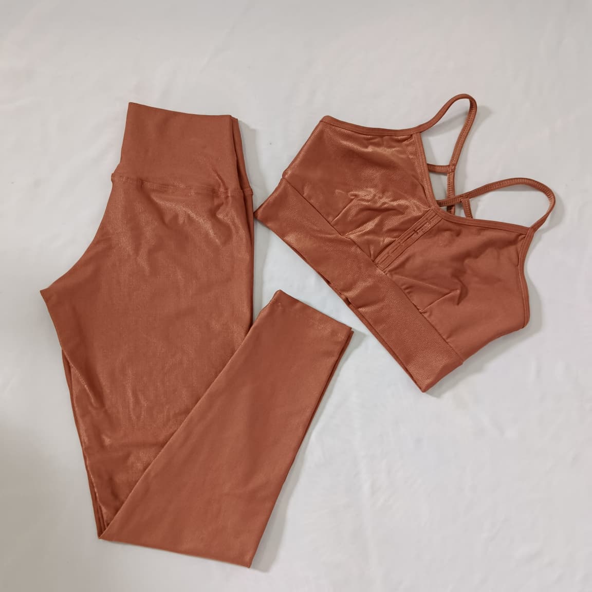 Conjunto Legging Básica Marrom