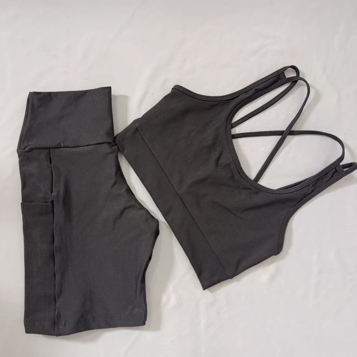 Conjunto Short Com Bolso Lateral